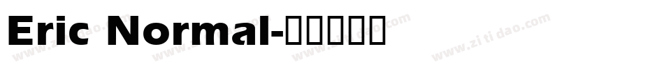 Eric Normal字体转换